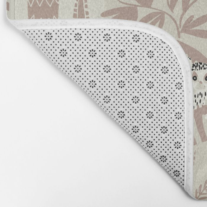 Jungle adventure warm earthy Bath Mat Gallery Image 2