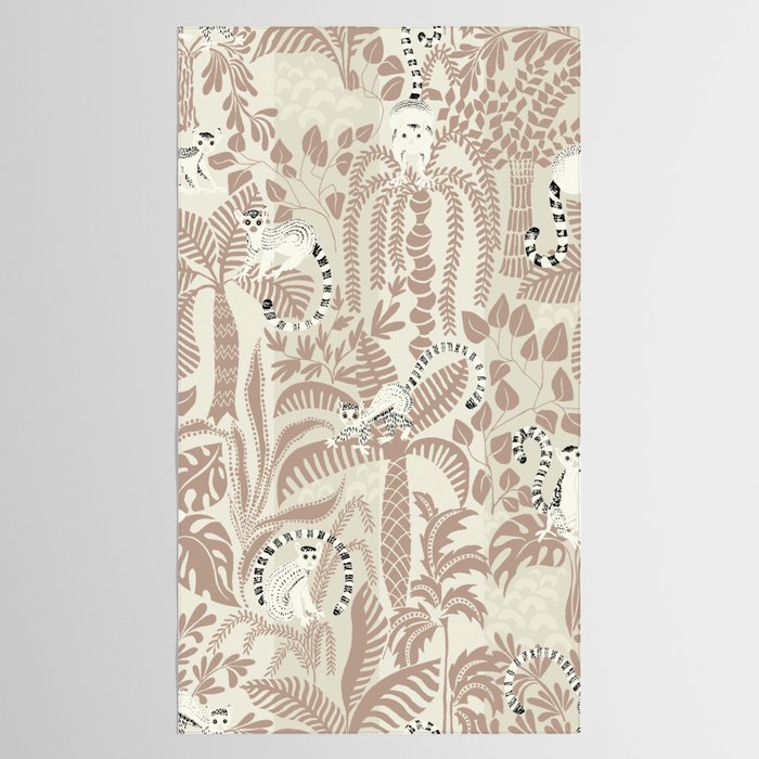 Jungle adventure warm earthy Tablecloth Gallery Image 2