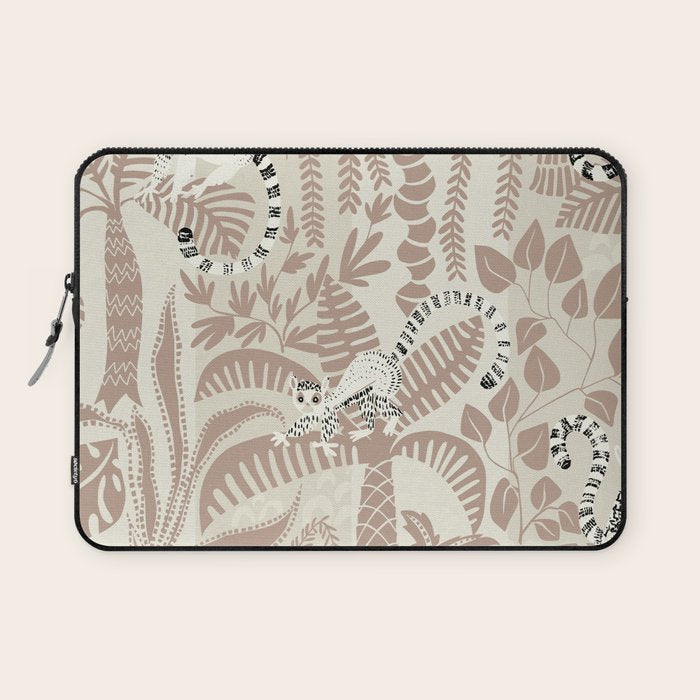 Jungle adventure warm earthy Laptop Sleeve Gallery Image 1