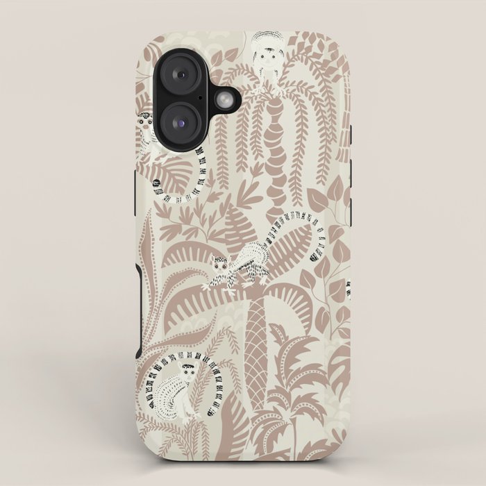 Jungle adventure warm earthy iPhone Case Gallery Image 1