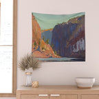 Tom Thomson Petawawa Gorges Canadian Landscape Artist Wall Tapestry Gallery Image 2
