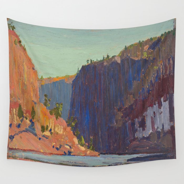 Tom Thomson Petawawa Gorges Canadian Landscape Artist Wall Tapestry Gallery Image 1