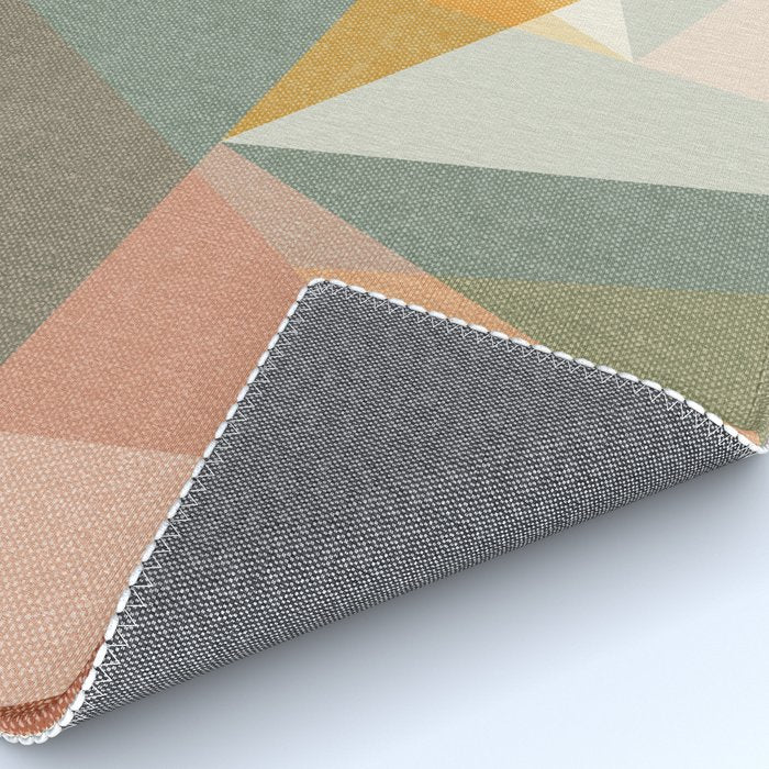 modern triangle mosaic - multi Rug Gallery Image 4