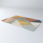 modern triangle mosaic - multi Rug Gallery Image 3