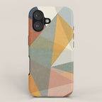 modern triangle mosaic - multi iPhone Case Gallery Image 1