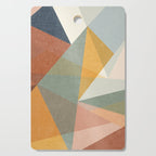 modern triangle mosaic - multi Cutting Board Gallery Image 1
