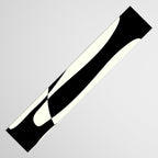 Abstract Composition in Black and White Table Runner Gallery Image 3