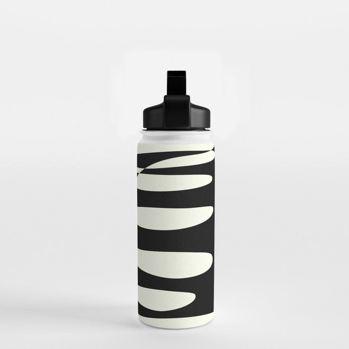 Abstract Composition in Black and White Water Bottle Gallery Image 2