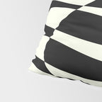Abstract Composition in Black and White Pillow Sham Gallery Image 4