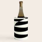 Abstract Composition in Black and White Wine Chiller Gallery Image 1