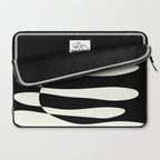 Abstract Composition in Black and White Laptop Sleeve Gallery Image 2