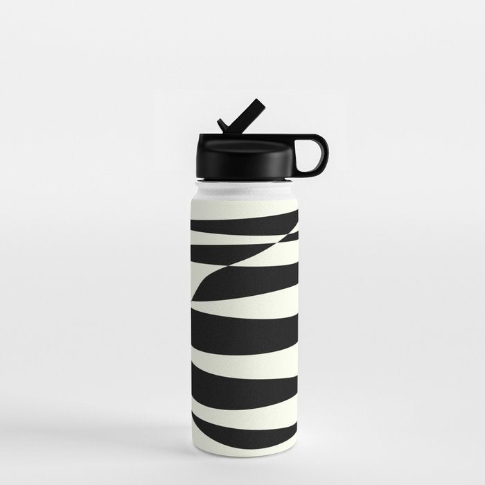 Abstract Composition in Black and White Water Bottle Gallery Image 1