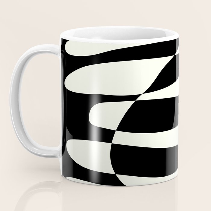 Abstract Composition in Black and White Coffee Mug Gallery Image 3