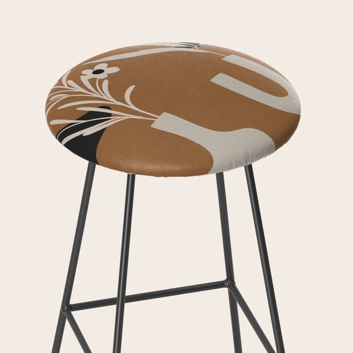 Abstract Blooms 1 Stool Gallery Image 2