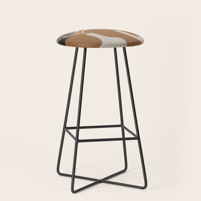 Abstract Blooms 1 Stool Gallery Image 1