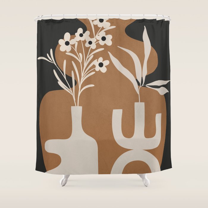 Abstract Blooms 1 Shower Curtain Gallery Image 1