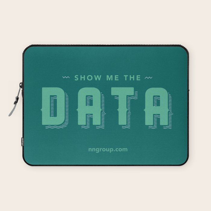Show Me The Data Laptop Sleeve Gallery Image 1