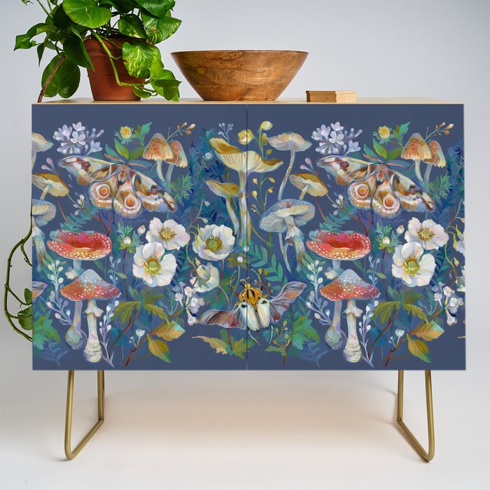 Goliath Beetle Mushroom Garden Credenza Gallery Image 1