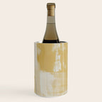 Modern Abstract Woman in Yellow Dress Wine Chiller Gallery Image 3