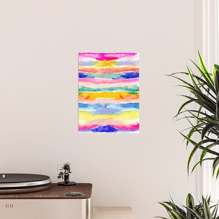 Swooshy Stripes Poster Gallery Image 2