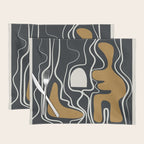 Minimal Abstract Form 1 Placemat Gallery Image 1