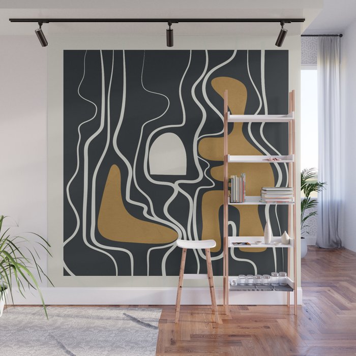 Minimal Abstract Form 1 Wall Mural Gallery Image 1