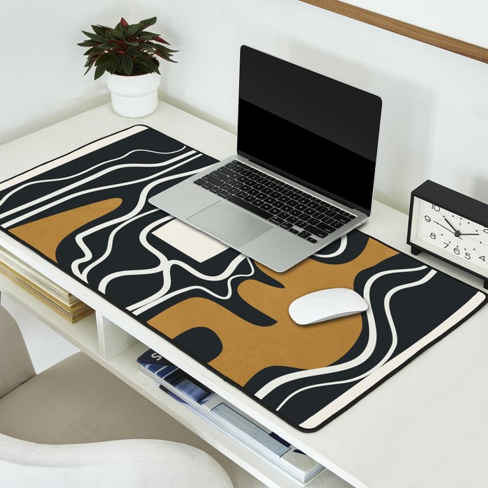 Minimal Abstract Form 1 Desk Mat Gallery Image 2