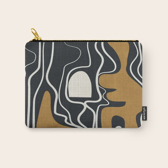 Minimal Abstract Form 1 Carry All Pouch Gallery Image 1