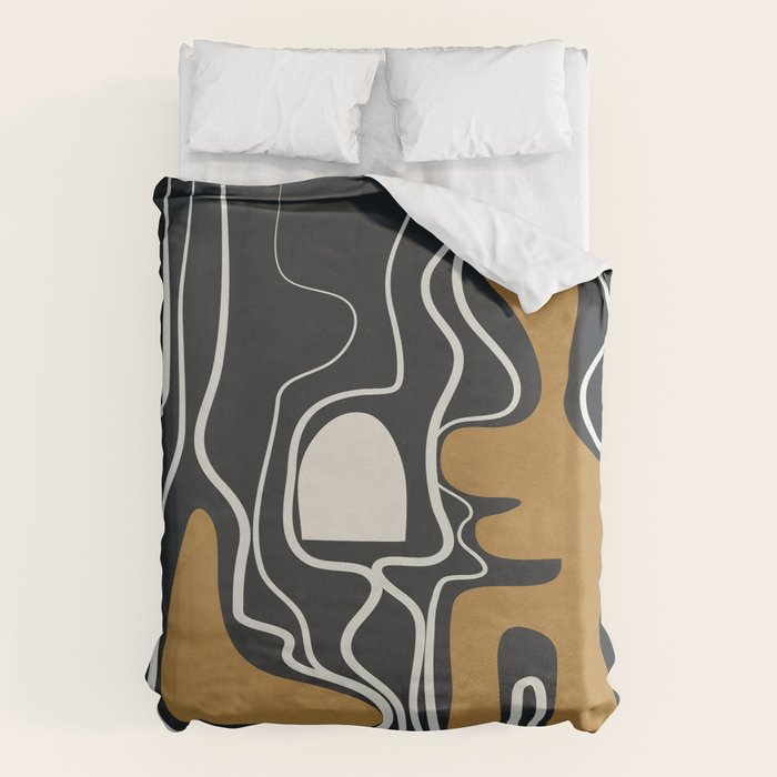 Minimal Abstract Form 1 Duvet Cover Gallery Image 6