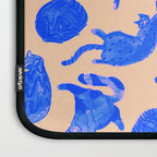 Sleepy Cozy Kitty Cats in Blue & Pink Laptop Sleeve Gallery Image 3