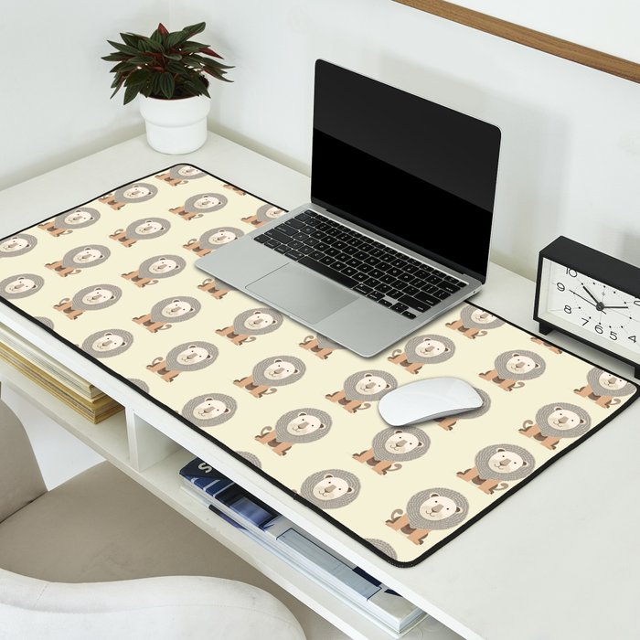 Whimsical Lion Desk Mat Gallery Image 2