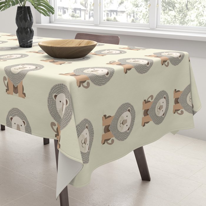 Whimsical Lion Tablecloth Gallery Image 3