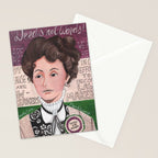 Emmeline Pankhurst portrait | votes for women  Stationery Card Gallery Image 2