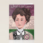 Emmeline Pankhurst portrait | votes for women  Stationery Card Gallery Image 2