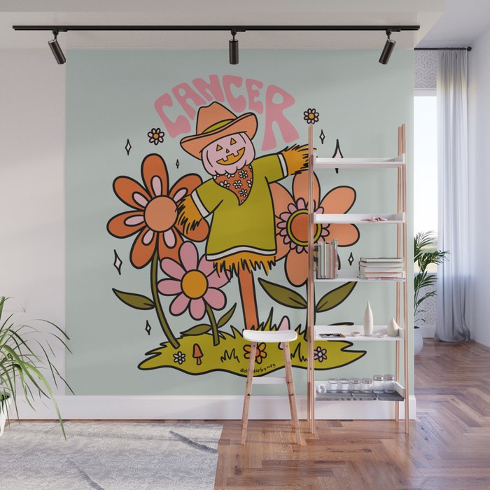 Cancer Scarecrow Wall Mural Gallery Image 1