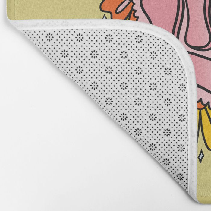 Libra Flowers Bath Mat Gallery Image 2