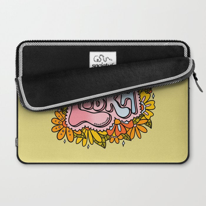Libra Flowers Laptop Sleeve Gallery Image 2
