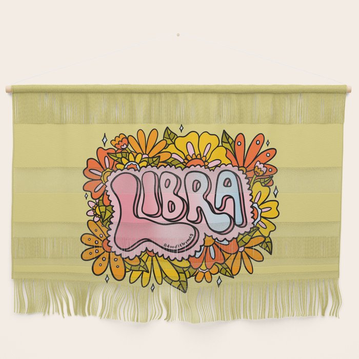 Libra Flowers Wall Hanging Gallery Image 1