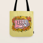 Libra Flowers Tote Bag Gallery Image 1