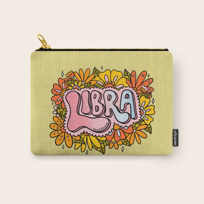 Libra Flowers Carry All Pouch Gallery Image 1