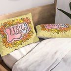 Libra Flowers Pillow Sham Gallery Image 2