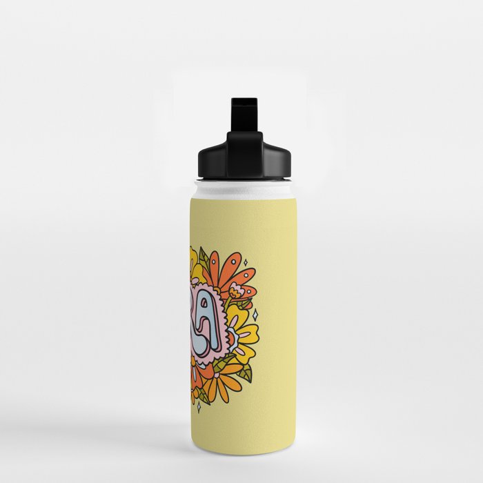 Libra Flowers Water Bottle Gallery Image 2