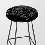 Pinball Arcade Gaming Machine Vintage Gamer Patent Print Stool Gallery Image 2