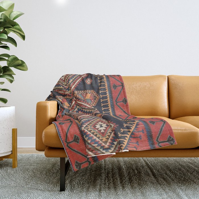 Heritage Bohemian Rug Throw Blanket Gallery Image 1