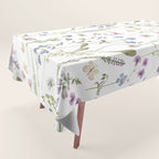 Hygge Summer Wildflowers Meadow Tablecloth Gallery Image 1