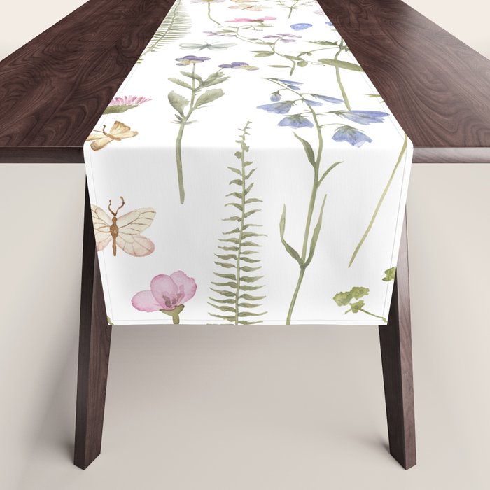 Hygge Summer Wildflowers Meadow Table Runner Gallery Image 1