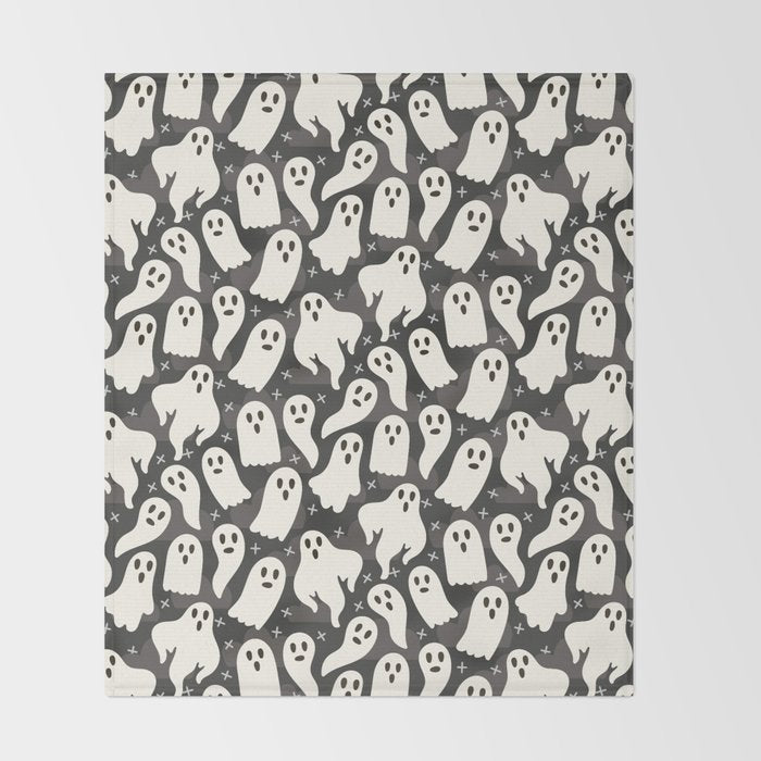 Ghosts Throw Blanket Gallery Image 2