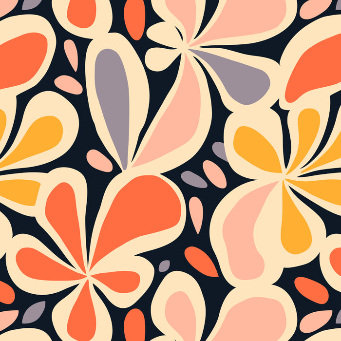 Abstract vintage flower art pattern Coffee Mug Gallery Image 2