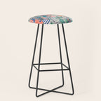 Cockatoo Vase - Bouquet of Flowers on Coral and Jungle Stool Gallery Image 1