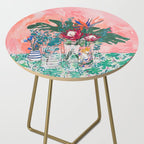 Cockatoo Vase - Bouquet of Flowers on Coral and Jungle Side Table Gallery Image 2